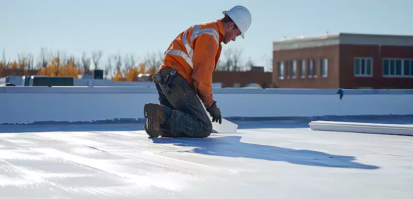 Flat Roof Drain Installation in White Plains