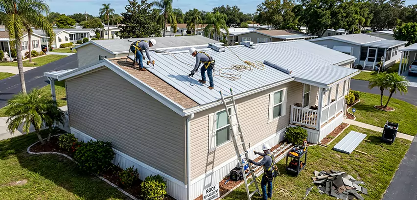 Mobile Home Metal Roof Replacement in White Plains
